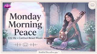 Monday Morning Peace 🌿 Raag Bhairavi Sitar & Bansuri for Stress Relief, Calm & Mental Clarity