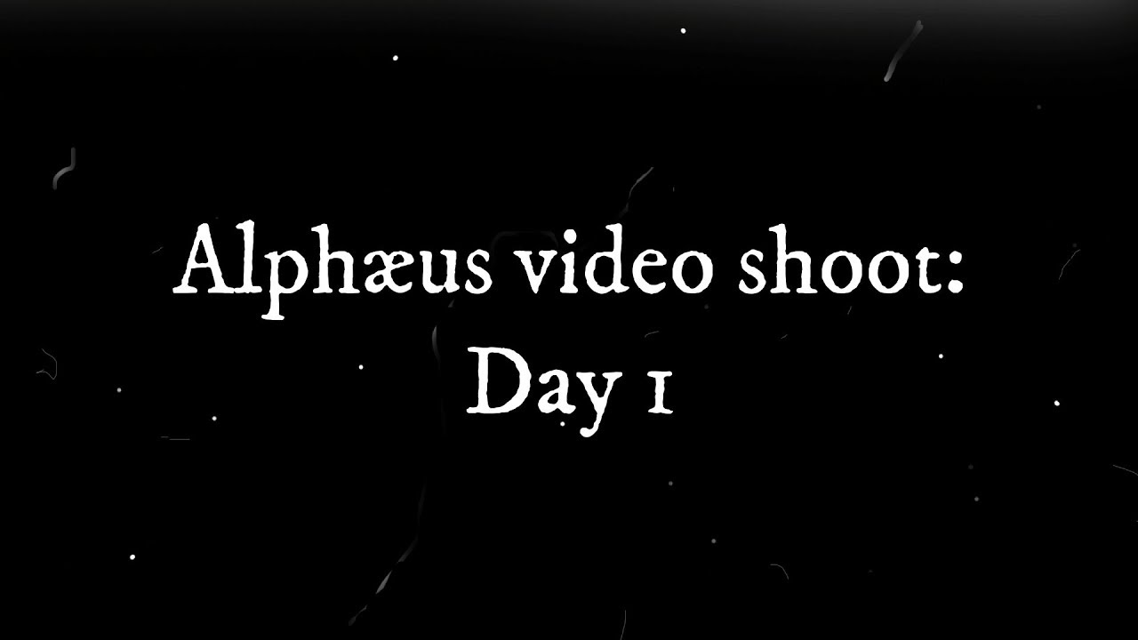 Making of: Alphæus video