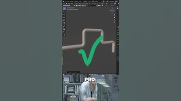 Beginner vs Pro blender : Making pipes #blendertutorial #blendercommunity #b3d #blender3d #blender