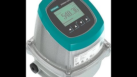 SITRANS FMT020 _ Magnetic flowmeter transmitter - Measure of Electrical conductivity #sitrans