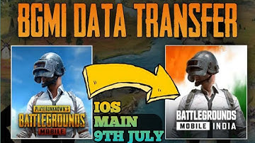 Bgmi Data Date Release | 9th July | iOS Release Date | BGMI 1.5 Update | Data Transfer Bgmi | Bgmi |