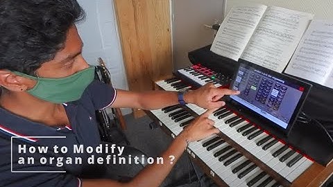 Aeolus pipe organ, modifying definition file and midi recording