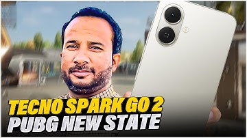 Tecno Spark Go 2 PUBG New State Test 🔥 Graphics, FPS & Performance Review | Real Gaming!