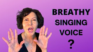 BREATHY SINGING VOICE?  Let's Fix it!  #shorts, #singinglessons, #vocalcoach