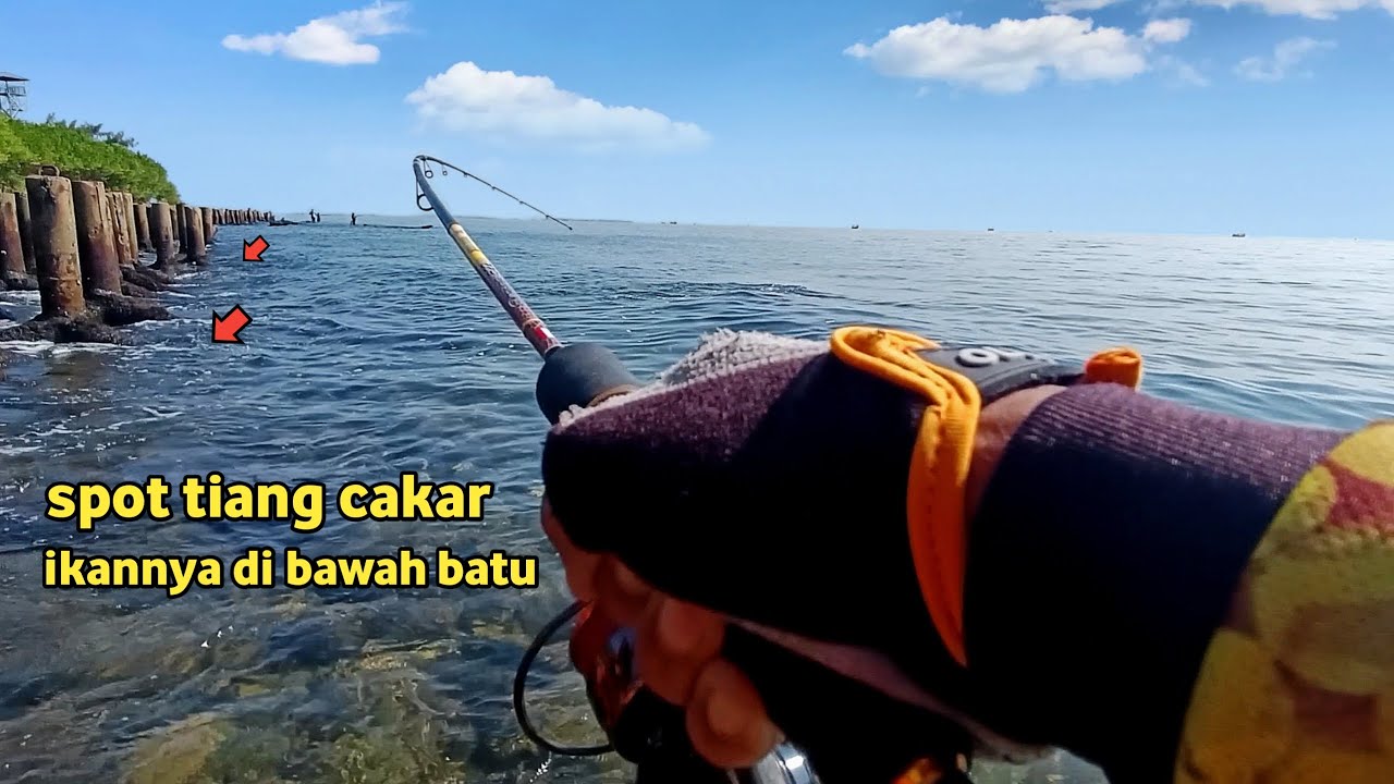Gacorr..‼️umpan karet dapat banyak target.. Mancing pinggiran kepulauan seribu