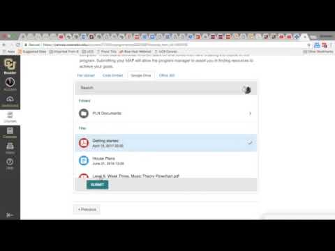 CU Boulder Canvas, Submitting Assignments