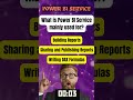 Power BI Service/ Wisdom of PowerBI #powerbidashboard #powerbireports #powerbianalytics #PBI Service