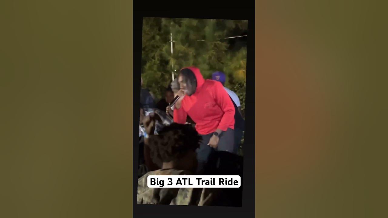 Deezy performing at Big 3 ATL Trail Ride