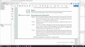 Java Programming 2 - Chapter 39 Exercises Part 1 - Fall 2019