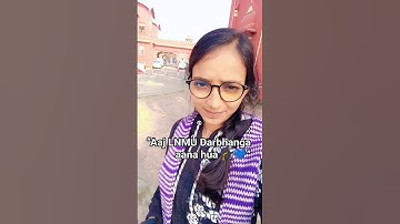 LNMU Mithila University Darbhanga 🎓 | Campus Mini Vlog 💙 12/365#LNMU #Shorts