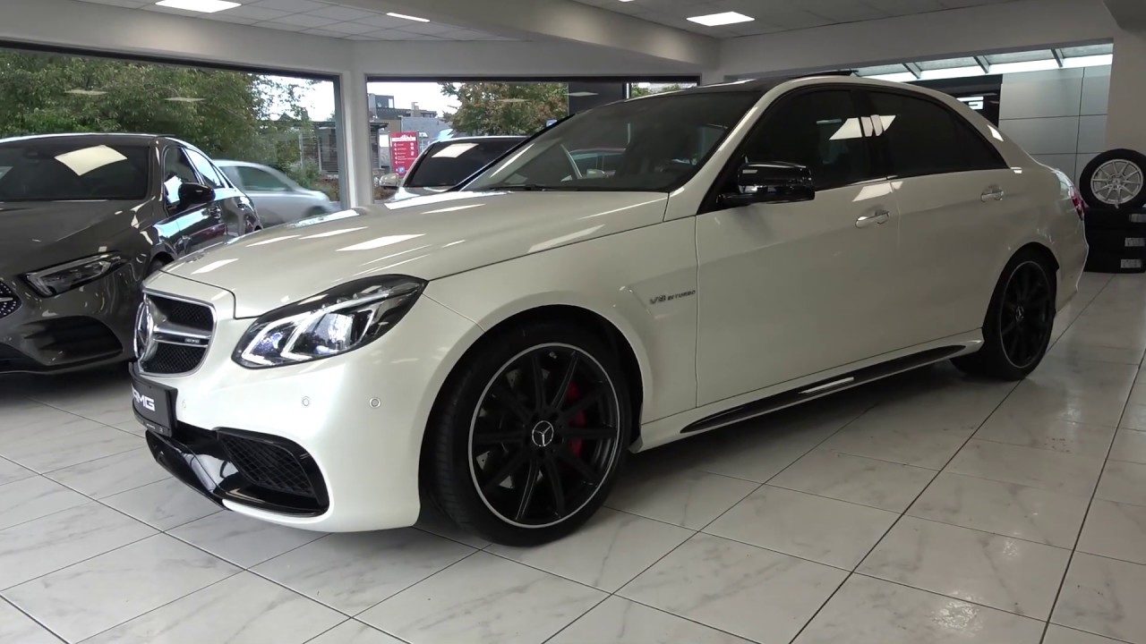 E 63 AMG Nightpaket Diffusor & Chromauspuffblenden, E-Klasse W212, Original Mercedes-Benz