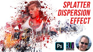 Photoshop Tutorial: How to Create a Dispersion, Splatter Effect!