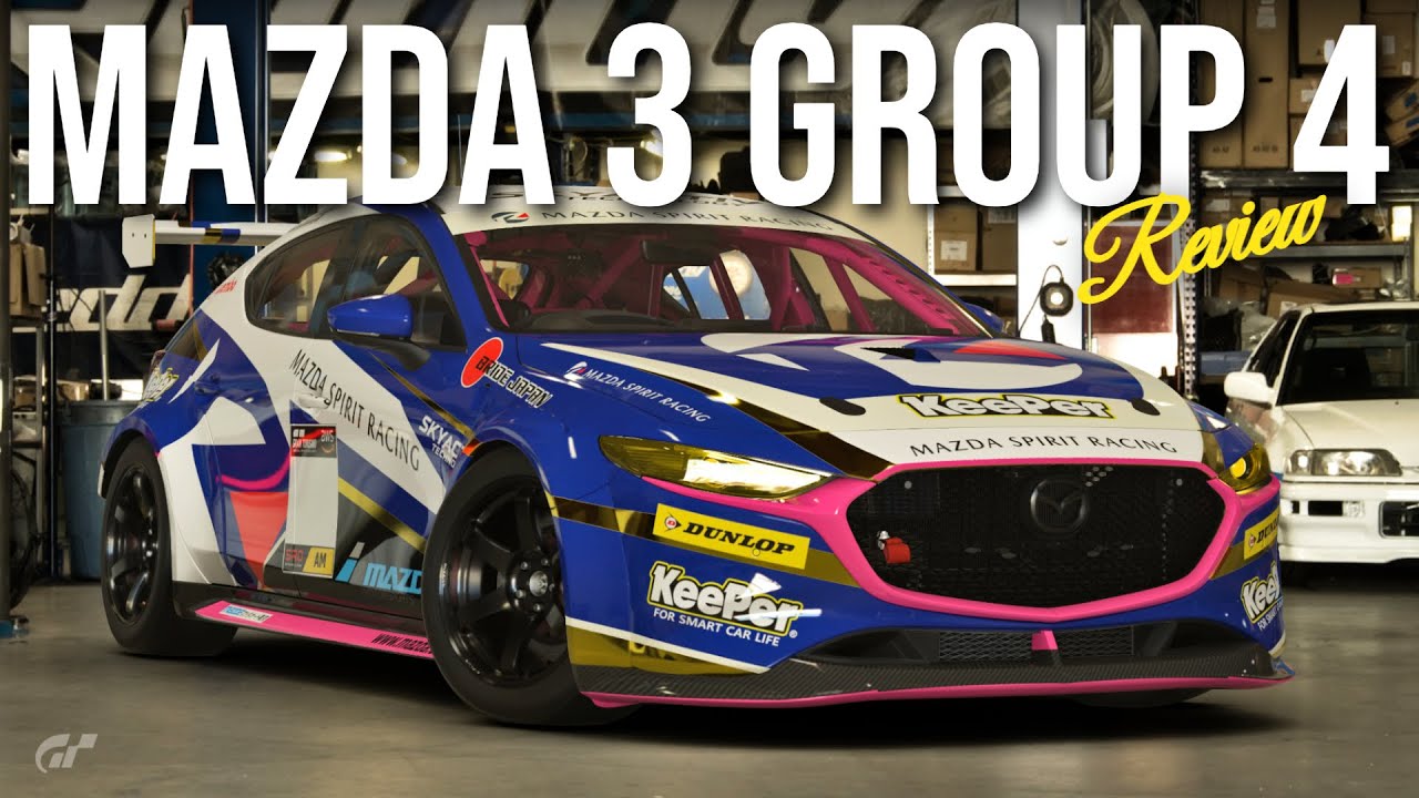 Gran Turismo 7 | Mazda 3 Gr4 Race Car REVIEW - YouTube