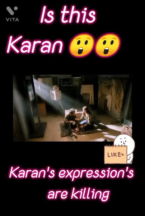 Ziddi dil mane na in today's episode Karan's expression is killing 😎😎