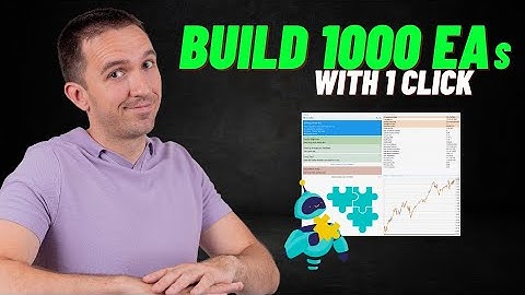 BEST EXPERT ADVISOR BUILDER: Build an Expert Advisor without Coding