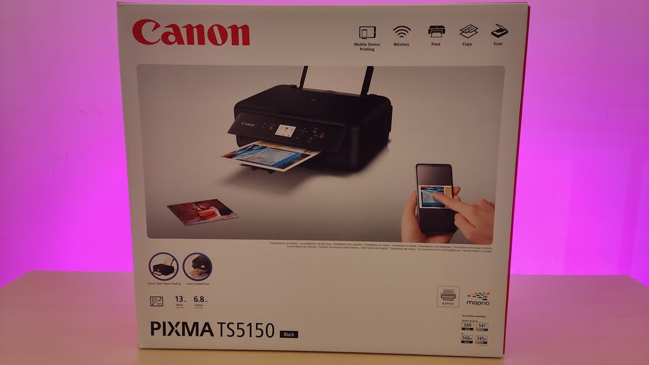 Canon Pixma TS5150 Unboxing & Print Test 
