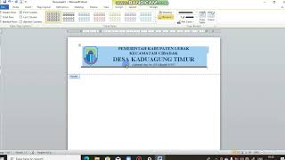 Cara membuat surat Domisili di ms word |Mudah Lo kawan |