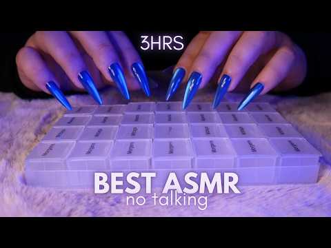 ASMR Best Triggers For Sleep Collection (No Talking) 3 Hours of Tapping & Scratching