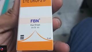 FBN eye drops uses || Flurbiprofen composition