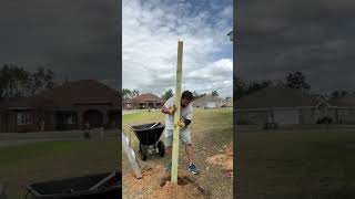 DIY HVAC privacy screen part-1 #fence #diy #diyhome #privacyscreen #howto #homeimprovement #backyard