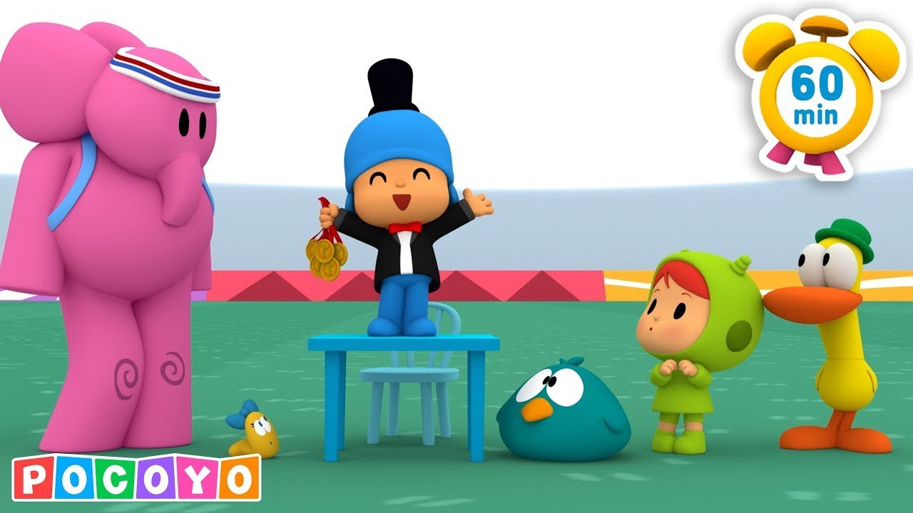 🏃Los juegos deportivos de mundo Pocoyo ¡ganemos una medalla! | Pocoyo 🇪🇸 Español | Deportes