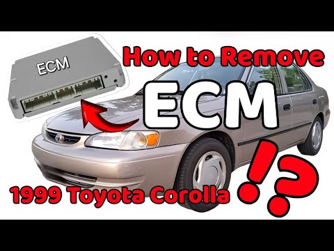 How To Remove 1999 Toyota Corolla ECM - Quick Removal