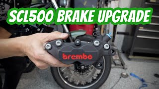 Honda SCL500 / CL500 Brembo Brake Upgrade