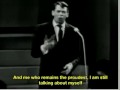 Jacques Brel - Les Bourgeois [1962] English SUB