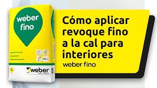 Weber Revoque Fino Interior X 25 Kg video