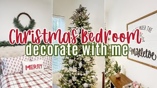 COZY CHRISTMAS BEDROOM DECORATE WITH ME 🎄✨Holiday Bedroom Decor Ideas #christmasbedroom