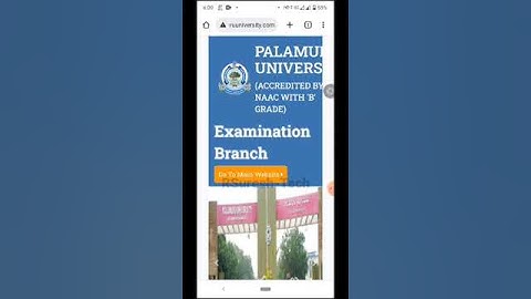 HOW TO GET PU DEGREE 3RD AND 5TH SEM RESULTS || PALAMURU UNIVERSITY ||