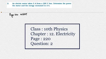 NCERT Class 10 Physics Chapter 12 Electricity Page 220 Question 2 | NCERT Solutions | CBSE Board