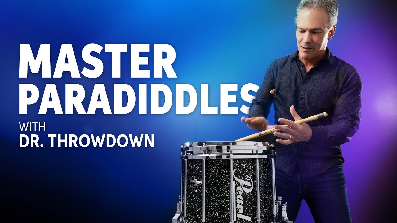 John Wooton | Paradiddle Rudiments on a Pearl Music City Custom Masters Maple Reserve Drum Kit