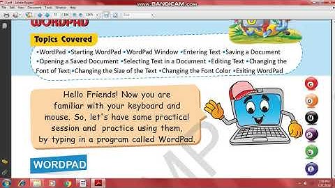 COMPUTER CLASS-3 LESSON-6 (WORDPAD) VIDEO-1