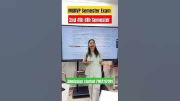 MGKVP Semester 2nd 4th 6th Batch Started 2025 join now #mgkvp #varanasi #banaras #semesterexam