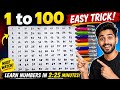 📚 Learn and Read Numbers 1–100 #education #learning