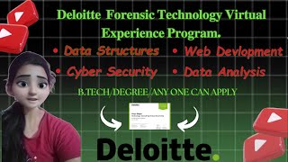 Deloitte Free Cyber Security, Python, Data Analytics Training | Job Simulation & Certification