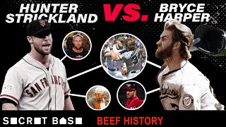 The Bryce Harper-Hunter Strickland beef went dormant for 3 years, then exploded into a famous brawl