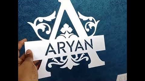 Personalized Letter Name Monogram