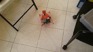 Parallax BS2 Boe Bot hexapod 3D printed crawler frame with sonar