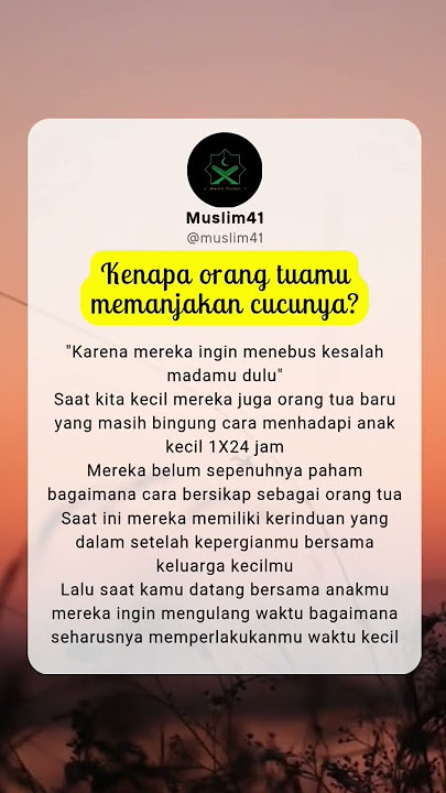 inilah alasan nenek/kakek suka memanjakan cucunya #storywa #kehidupan #nenek #kakek #cucu