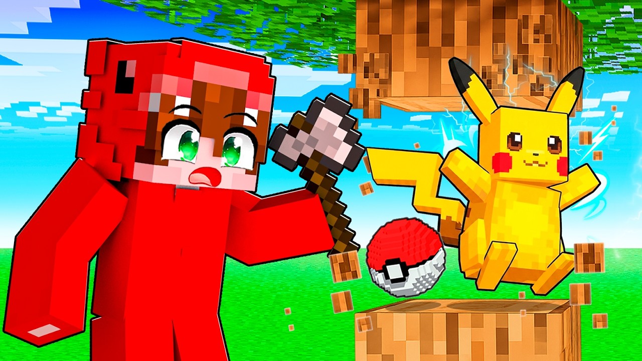 Todos los Bloques dan POKEMON en Minecraft!