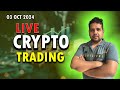 Crypto Currency | Live Trading Today | Delta Exchange India || 03-Oct-24