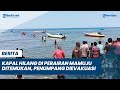 Kapal yang hilang di perairan mamuju ditemukan penumpang dievakuasi di pantai sumare