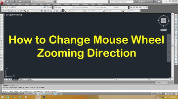 How to Change Mouse Wheel zooming Direction in AutoCad II Hindi/Urdu Tutorial