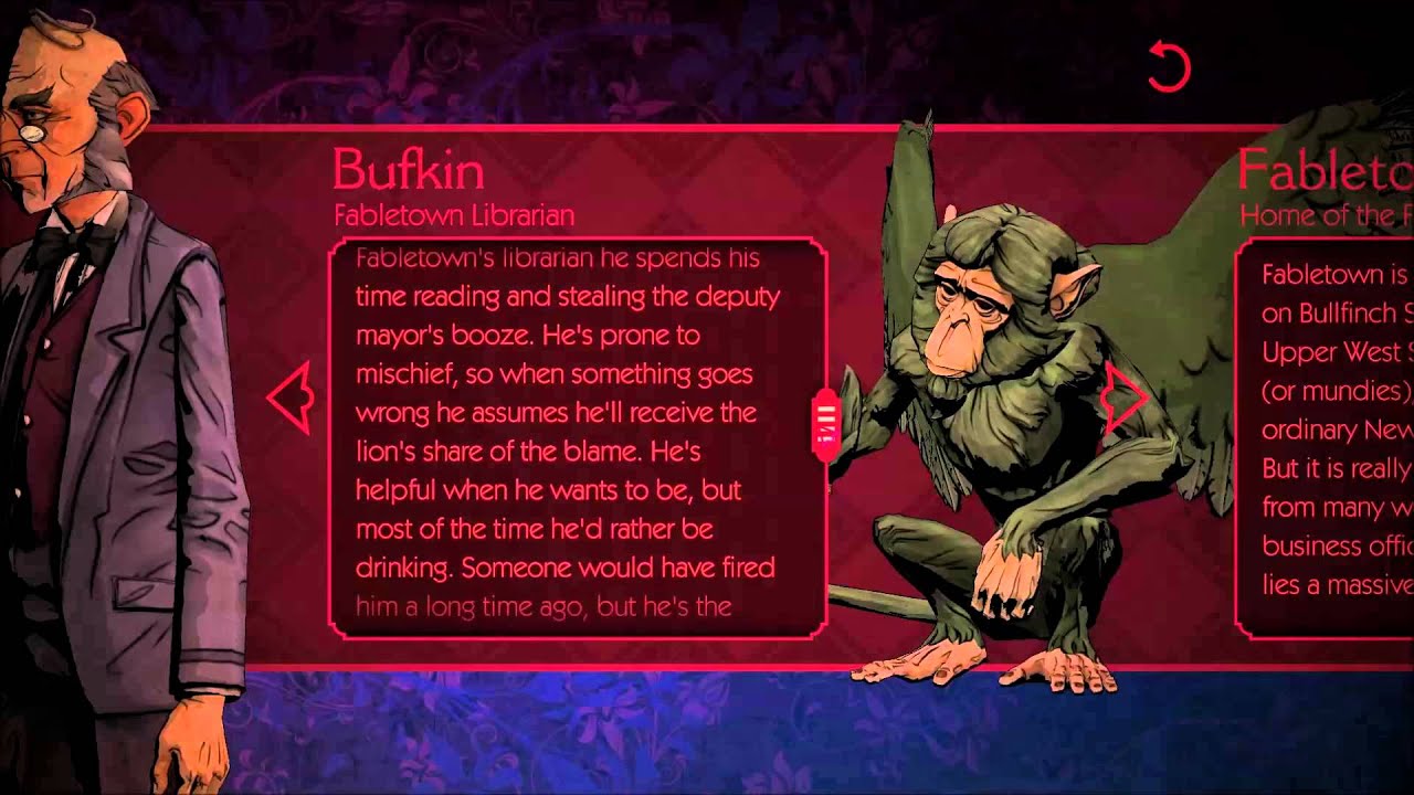 The Wolf Among Us Book Of Fables Bufkin Youtube