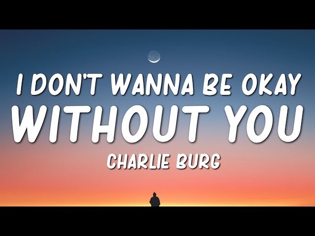 Charlie Burg - I Don't Wanna Be Okay Without You (Lyrics) class=