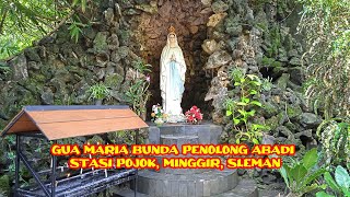 Ziarah Gua Maria Bunda Penolong Abadi, Stasi Pojok, Minggir, Sleman