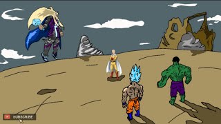 Cosmic Thor Has Come To Stop Them Hulk Vs Goku And Saitama