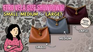 ETRO VELA COMPARISON: Small vs Medium vs Large! 👜 (Which Size Is Best?)